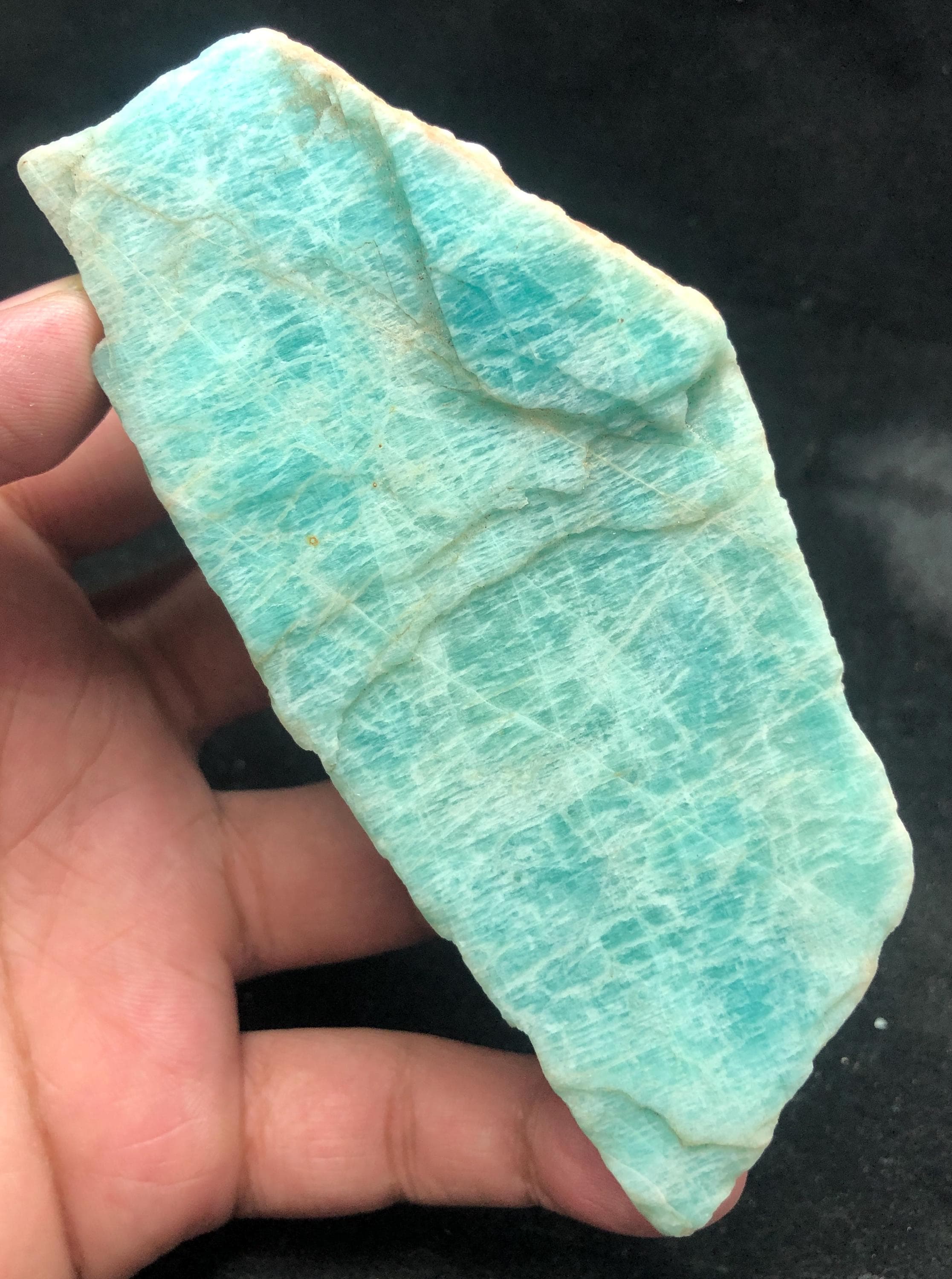 Handpicked Amazonite Rough Stone | Natural Gemstone 290g 125x55x27mm Handpicked Amazonite Rough Stone | Natural Gemstone 290g 125x55x27mm