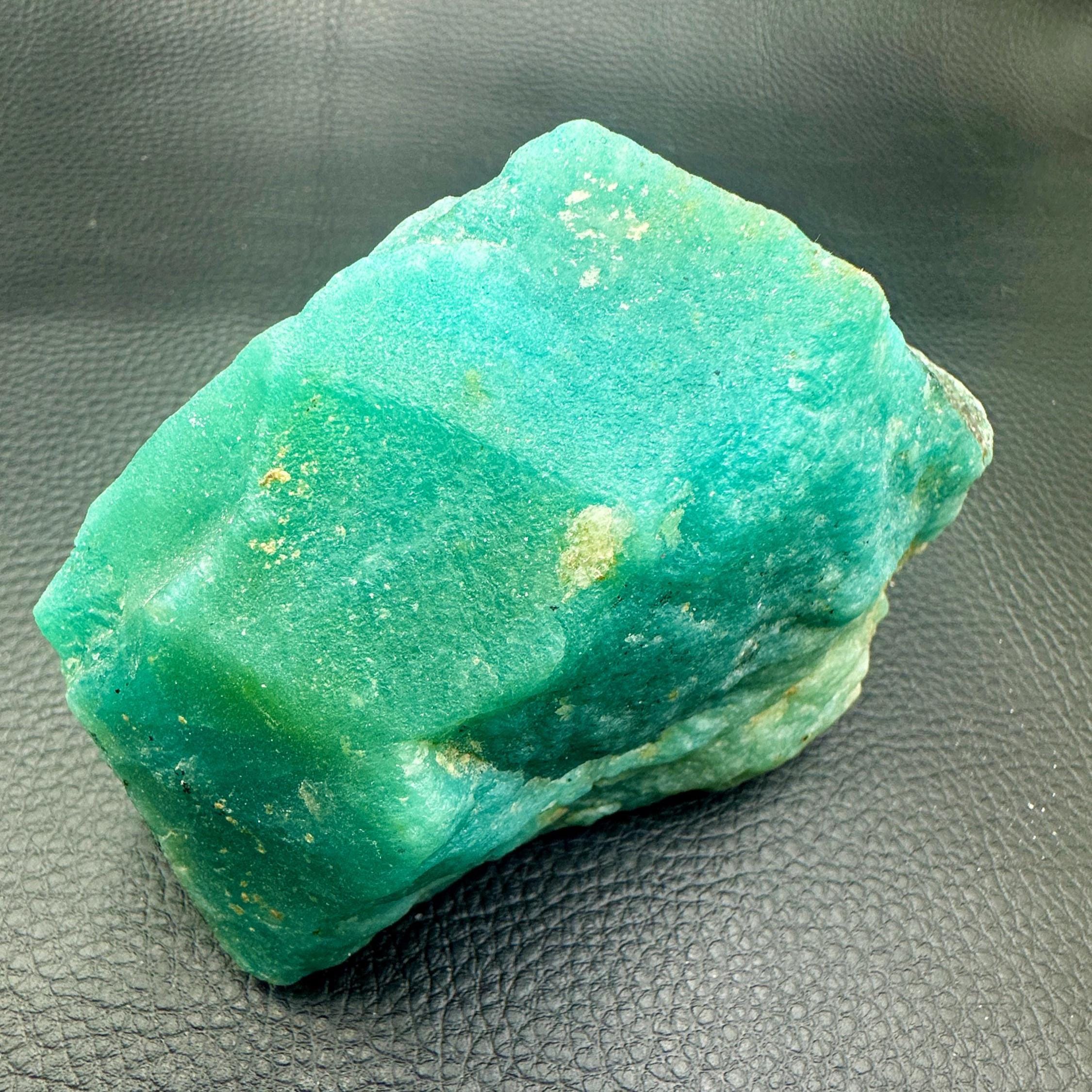 Huge Size Rare Ocean Amazonite Crystal Specimen: Raw Amazonite Gemstone (1105 Gm)