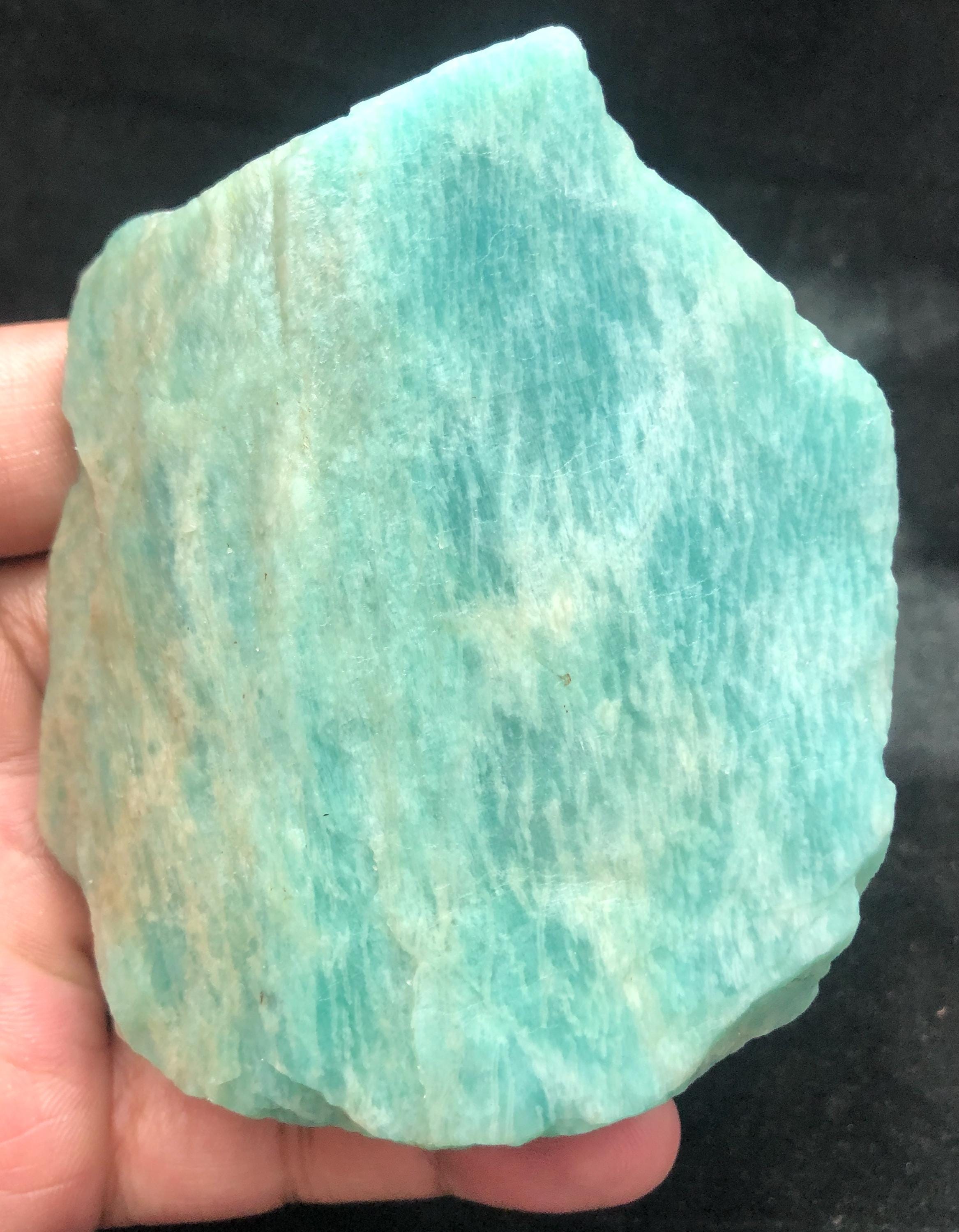 Large Amazonite Rough Stone | Natural Blue Crystal 320g 92x75x26mm Large Amazonite Rough Stone | Natural Blue Crystal 320g 92x75x26mm