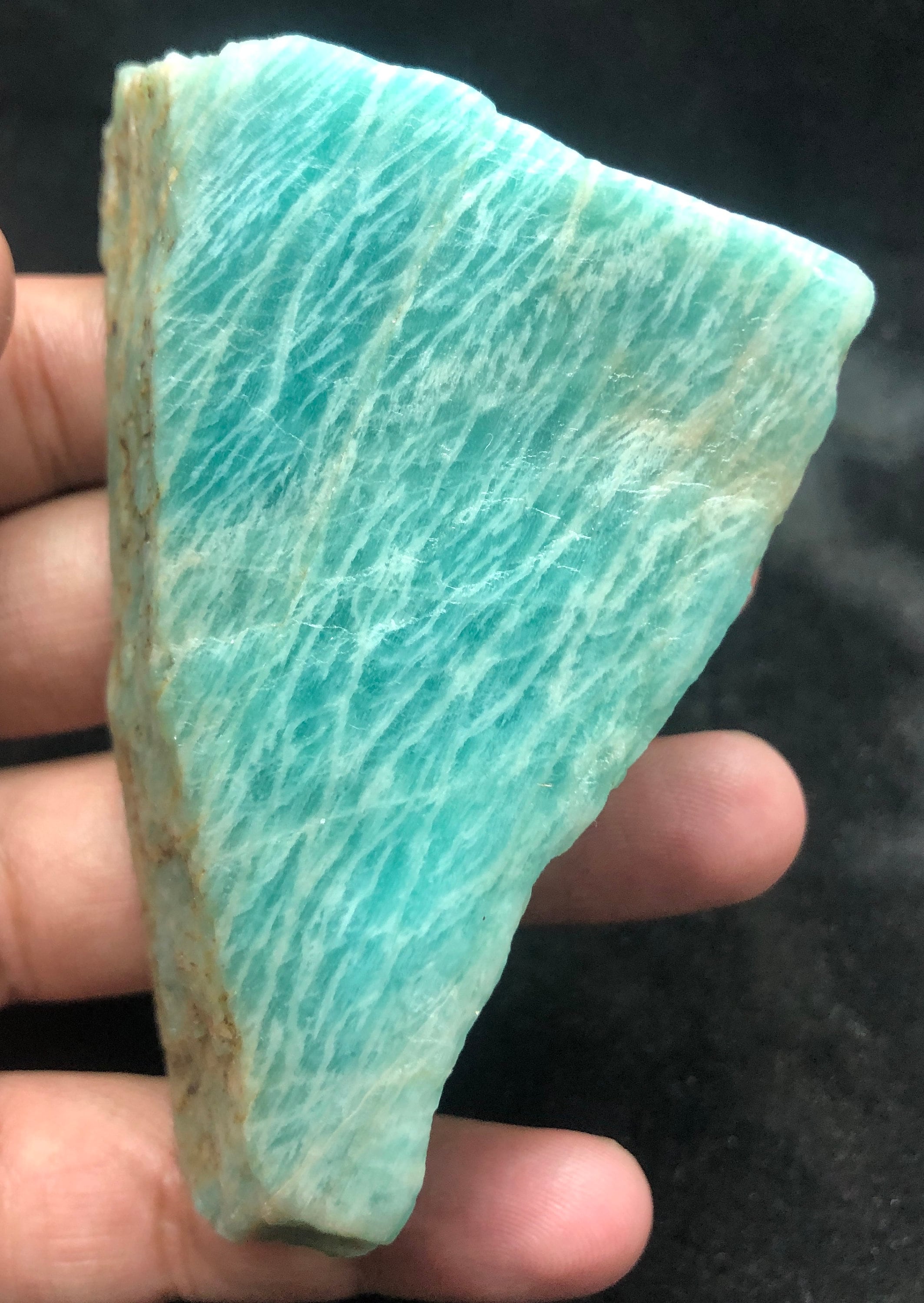 Loose Amazonite Rough Stone | Natural Crystal Specimen 229.9g 90x63x30mm Loose Amazonite Rough Stone | Natural Crystal Specimen 229.9g 90x63x30mm