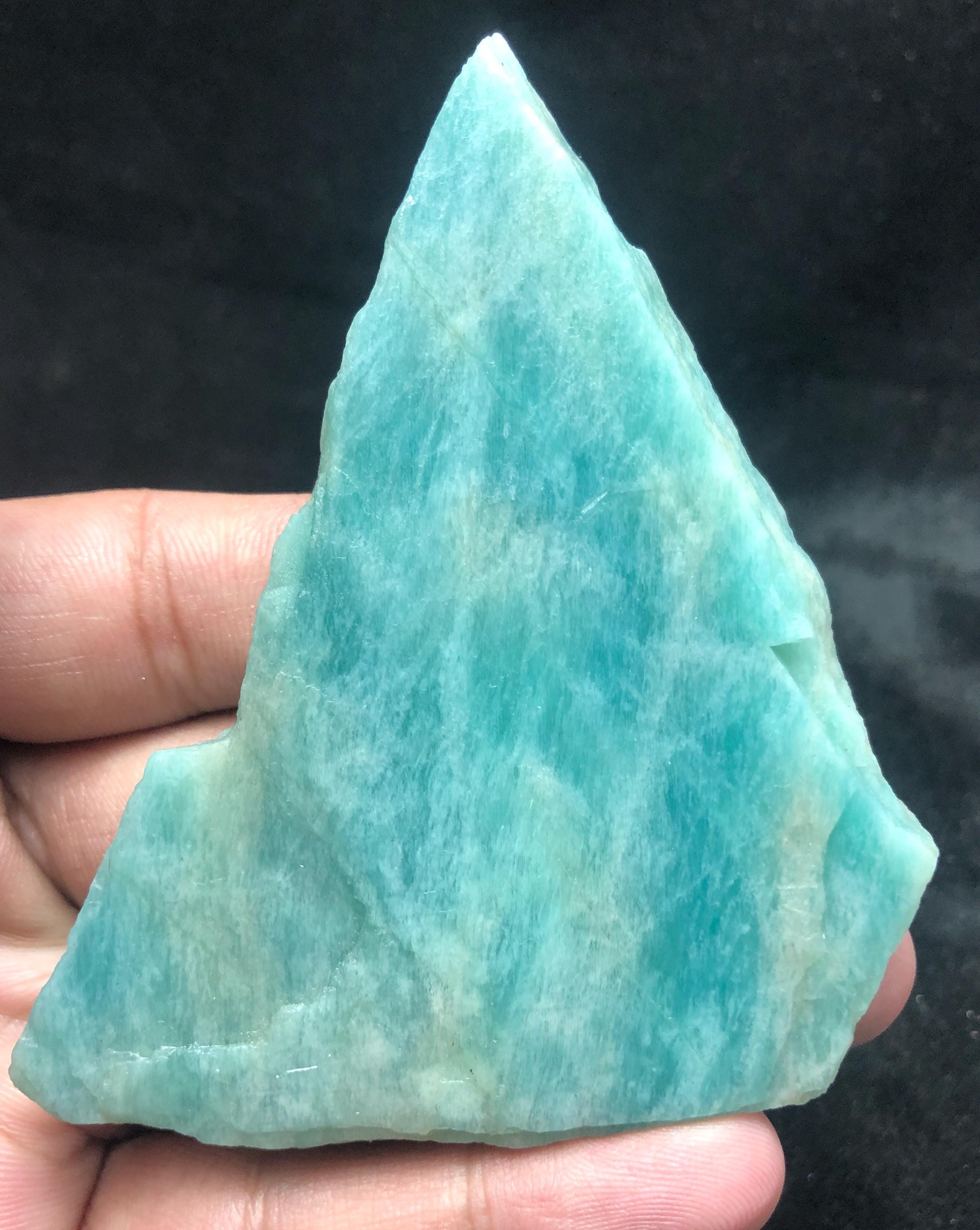 Natural Blue Amazonite Rough Stone | Mount Design Crystal 117g 92x75x12mm Natural Blue Amazonite Rough Stone | Mount Design Crystal 117g 92x75x12mm