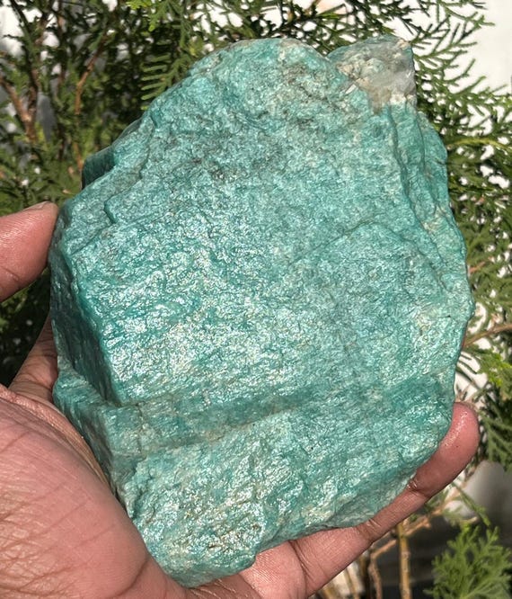 Natural Amazonite Rock Rough Natuural Crystal Rough Crystal From Brazil  Gemstone Very Nice Quality
