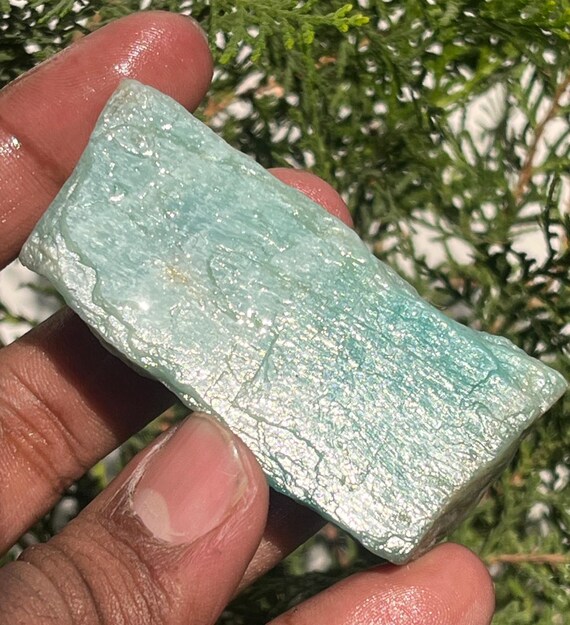 Natural Amazonite Rock Rough Natuural Crystal Rough Crystal From Brazil  Gemstone Very Nice Quality