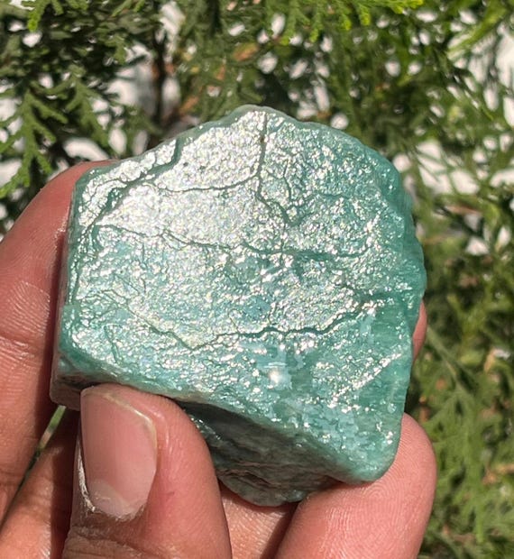 Natural Amazonite Rock Rough Natuural Crystal Rough Crystal From Brazil  Gemstone Very Nice Quality