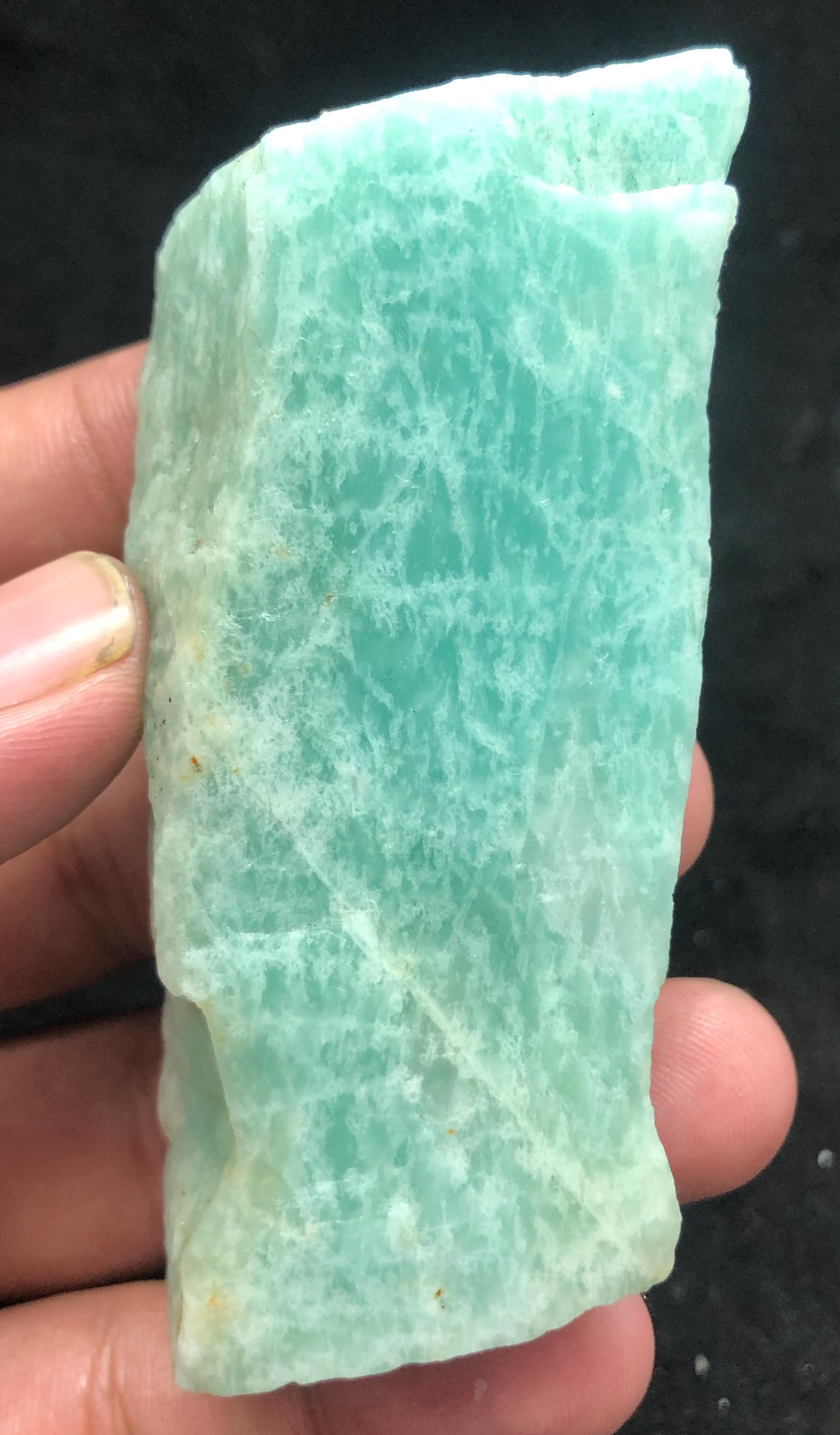 Natural Amazonite Rough Stone | Blue Crystal Slab 140g 82x40x20mm Natural Amazonite Rough Stone | Blue Crystal Slab 140g 82x40x20mm