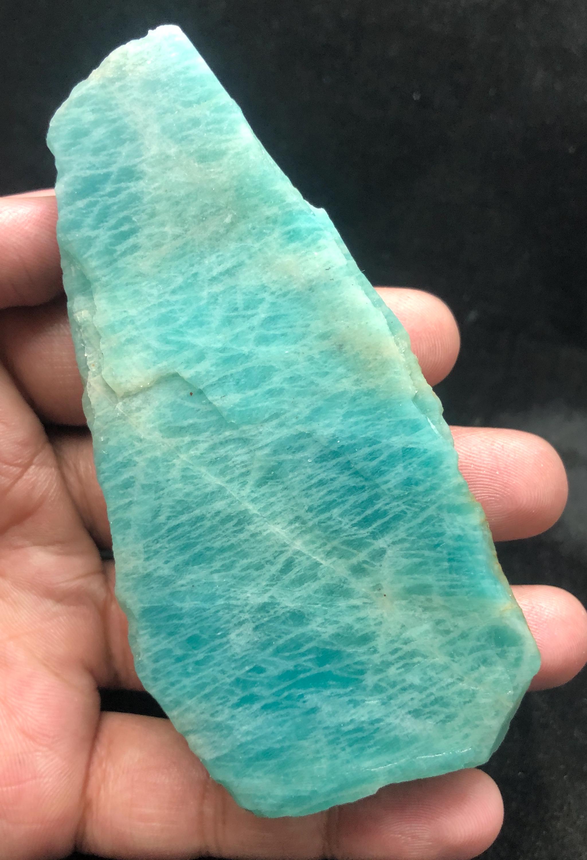 Natural Amazonite Rough Stone | Vibrant Blue Crystal 183g 107x55x17mm Natural Amazonite Rough Stone | Vibrant Blue Crystal 183g 107x55x17mm