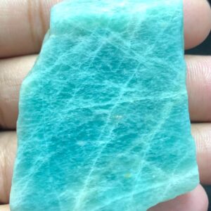 Natural Amazonite Rough Stone | Raw Blue Crystal 68.17g 56x41x14.7mm Natural Amazonite Rough Stone | Raw Blue Crystal 68.17g 56x41x14.7mm