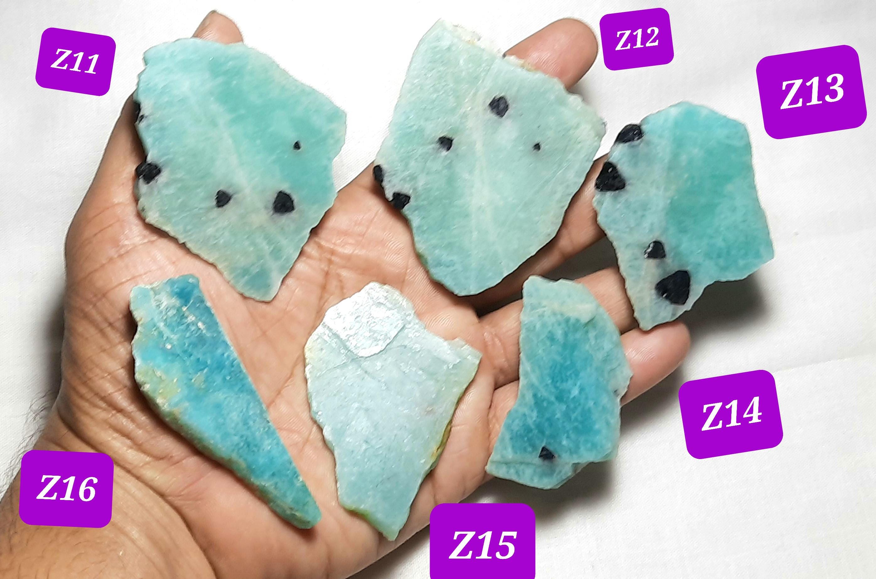 Natural Amazonite Unpolished Rough Gemstone,amazonite Specimens,amazonite Raw Material,amazonite Slices,amazonite Slab,amazonite Crystal Raw
