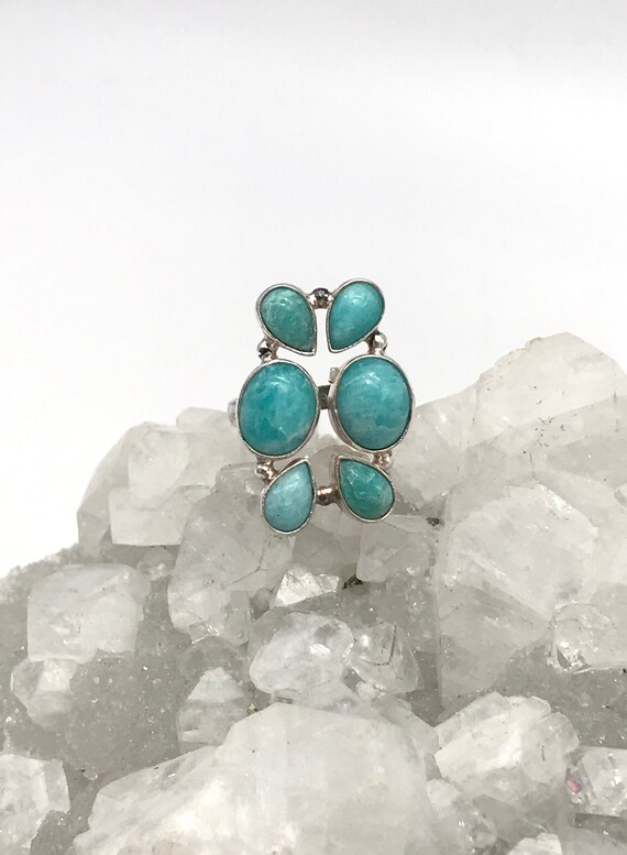 Gorgeous Amazonite Ring, Size 7 1/2 Gorgeous Amazonite Ring, Size 7 1/2
