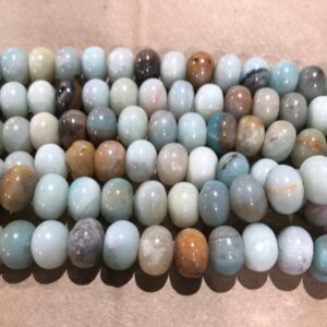 Amazonite 10x6mm 12x8mm rondelle gemstone beads --15.5 inch gemmstone Bead Amazonite 10x6mm 12x8mm rondelle gemstone beads --15.5 inch gemmstone Bead