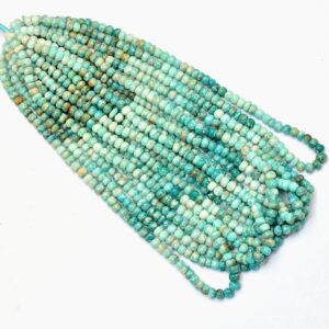 Amazonite Gemstone 6mm-7mm Smooth Rondelle Beads | 16inch Strand | Natural Multi Amazonite Semi Precious Gemstone Beads For Jewelry Making Amazonite Gemstone 6mm-7mm Smooth Rondelle Beads | 16inch Strand | Natural Multi Amazonite Semi Precious Gemstone Beads For Jewelry Making