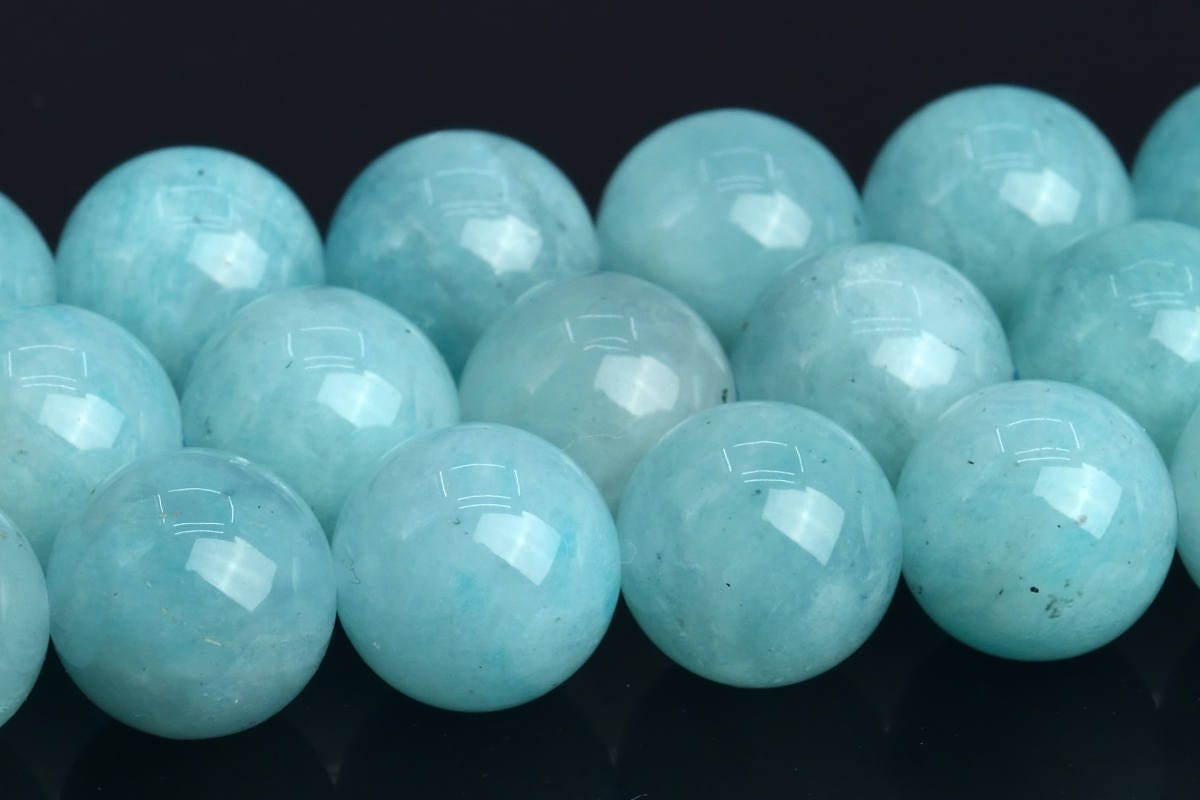 10mm Genuine Natural Amazonite Beads Grade Aa Gemstone Full Strand Round Loose Beads 16" Bulk Lot 1,3,5,10 And 50 (104035-1097)