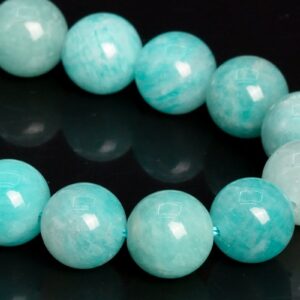 10MM Genuine Russian Green Amazonite Beads Grade AA Natural Gemstone Half Strand Round Loose Beads 7.5" Bulk Lot Options (109179h-2893)