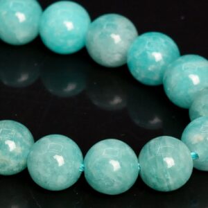 10MM Genuine Russian Green Amazonite Beads Grade AA Natural Gemstone Half Strand Round Loose Beads 7.5" Bulk Lot Options (109178h-2893)