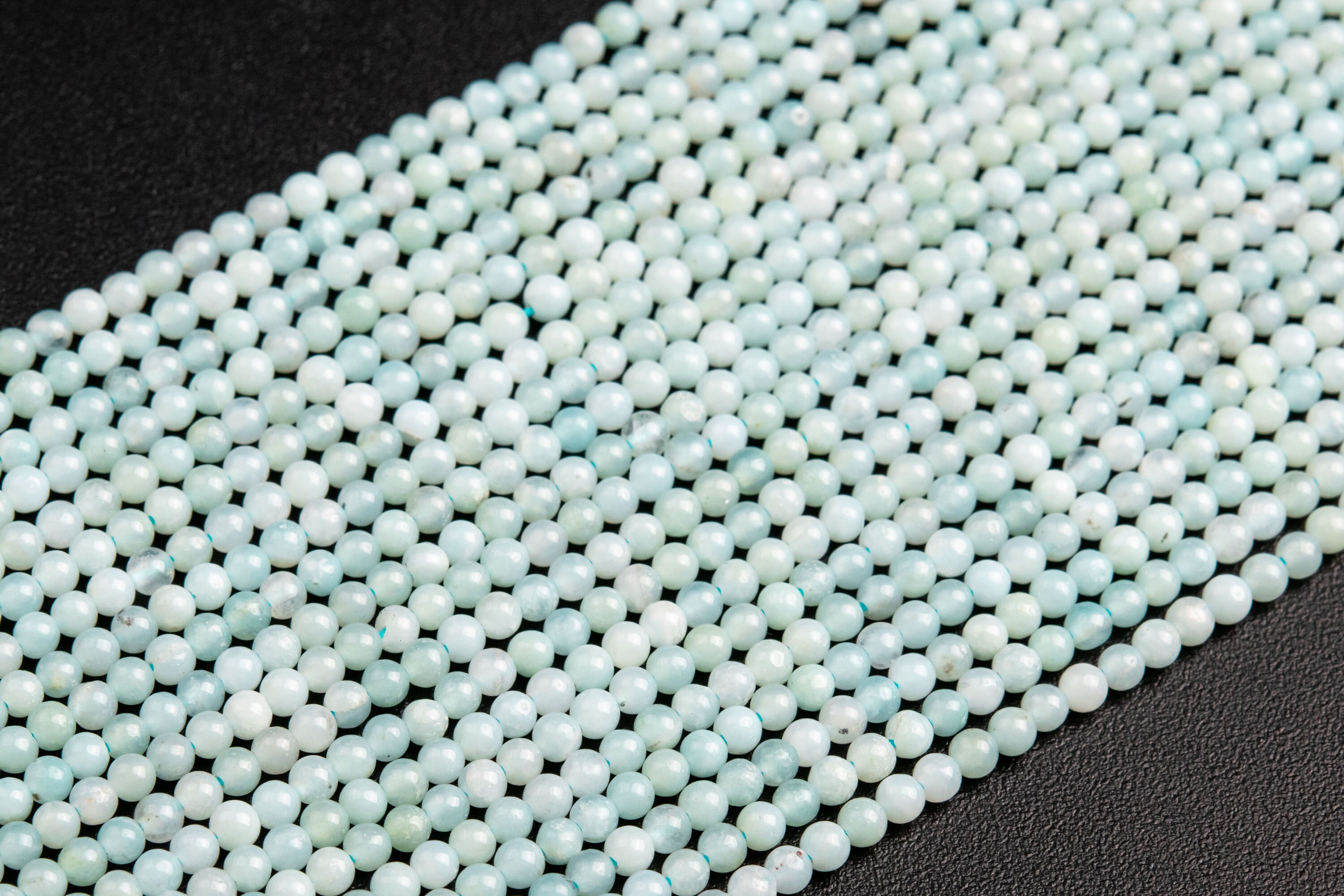 2mm Genuine Natural Blue Amazonite Beads Grade Aaa Gemstone Full Strand Round Loose Beads 15.5" Bulk Lot 1,3,5,10 And 50 (102252-490)