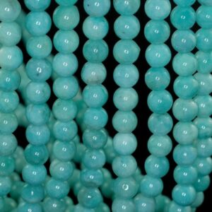 7mm Light Aqua Berry Amazonite Gemstone Grade AAA Green Round Loose Beads 15.5 inch Full Strand LOT 1,2,6,12 and 50 (90183679-374)