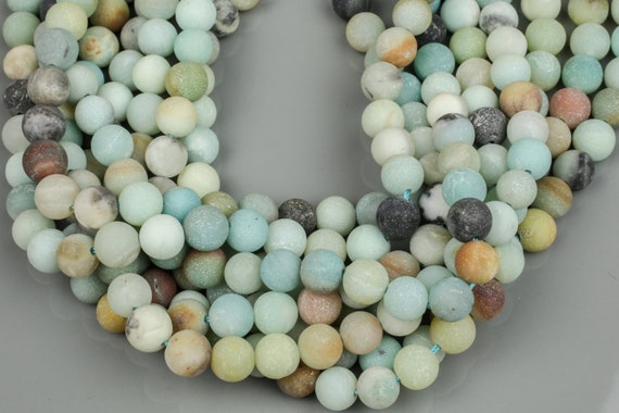 Amazonite Beads Matte/matt Best Quality Round Sizes 4mm, 6mm, 8mm, 10mm, 12mm, 14mm- Full Strand- 15.5 Inches- Matte Finish - Full Strand Amazonite Beads Matte/matt Best Quality Round Sizes 4mm, 6mm, 8mm, 10mm, 12mm, 14mm- Full Strand- 15.5 Inches- Matte Finish - Full Strand