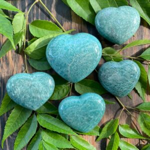 Amazonite, Amazonite Heart, Qty. 1