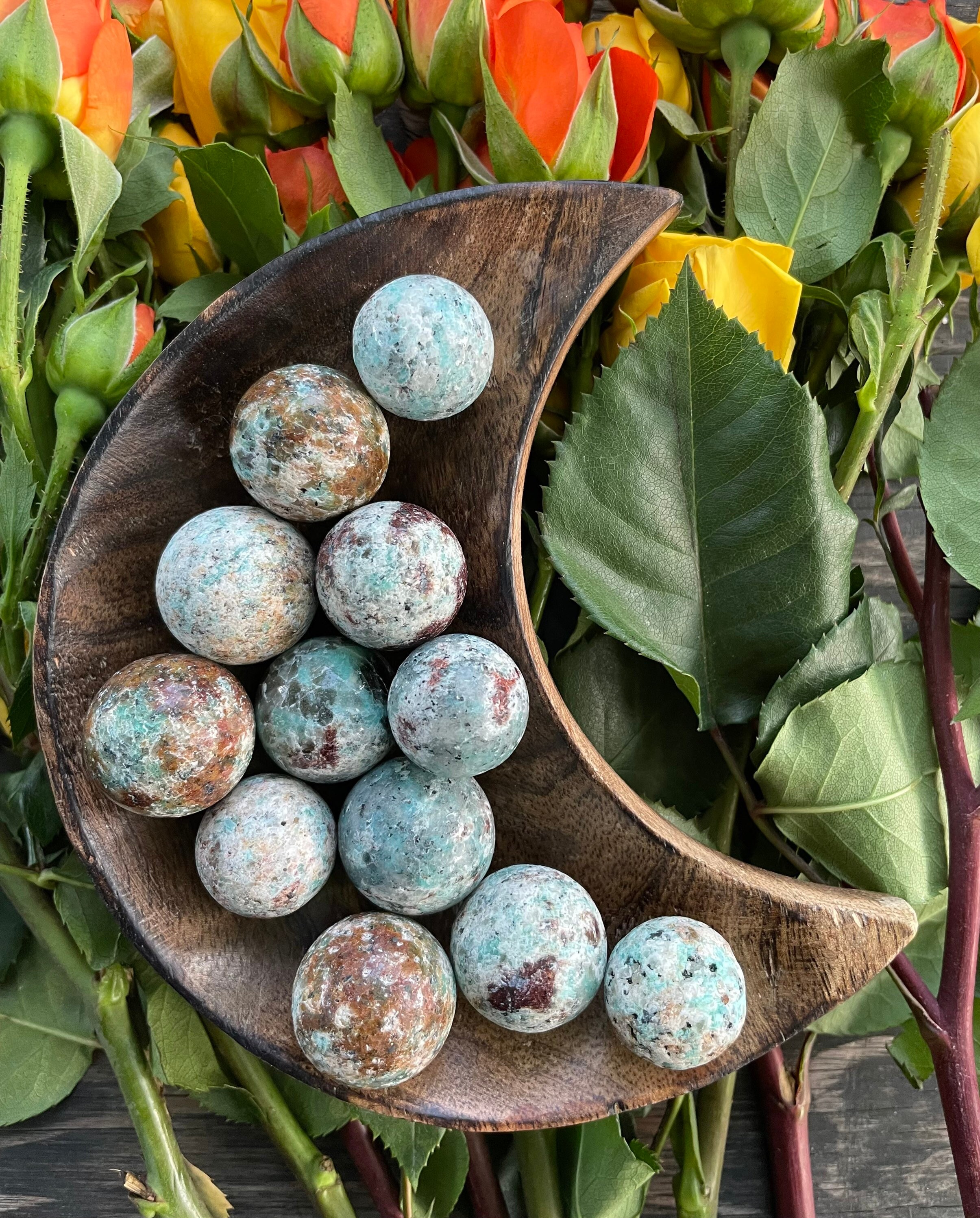 Mosaic Amazonite, Mosaic Amazonite Sphere, Qty. 1