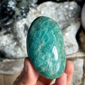 Amazonite Palm Stone