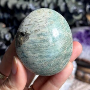 Amazonite Palm Stone For Meditation