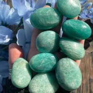 Amazonite Palm Stone, Qty. 1