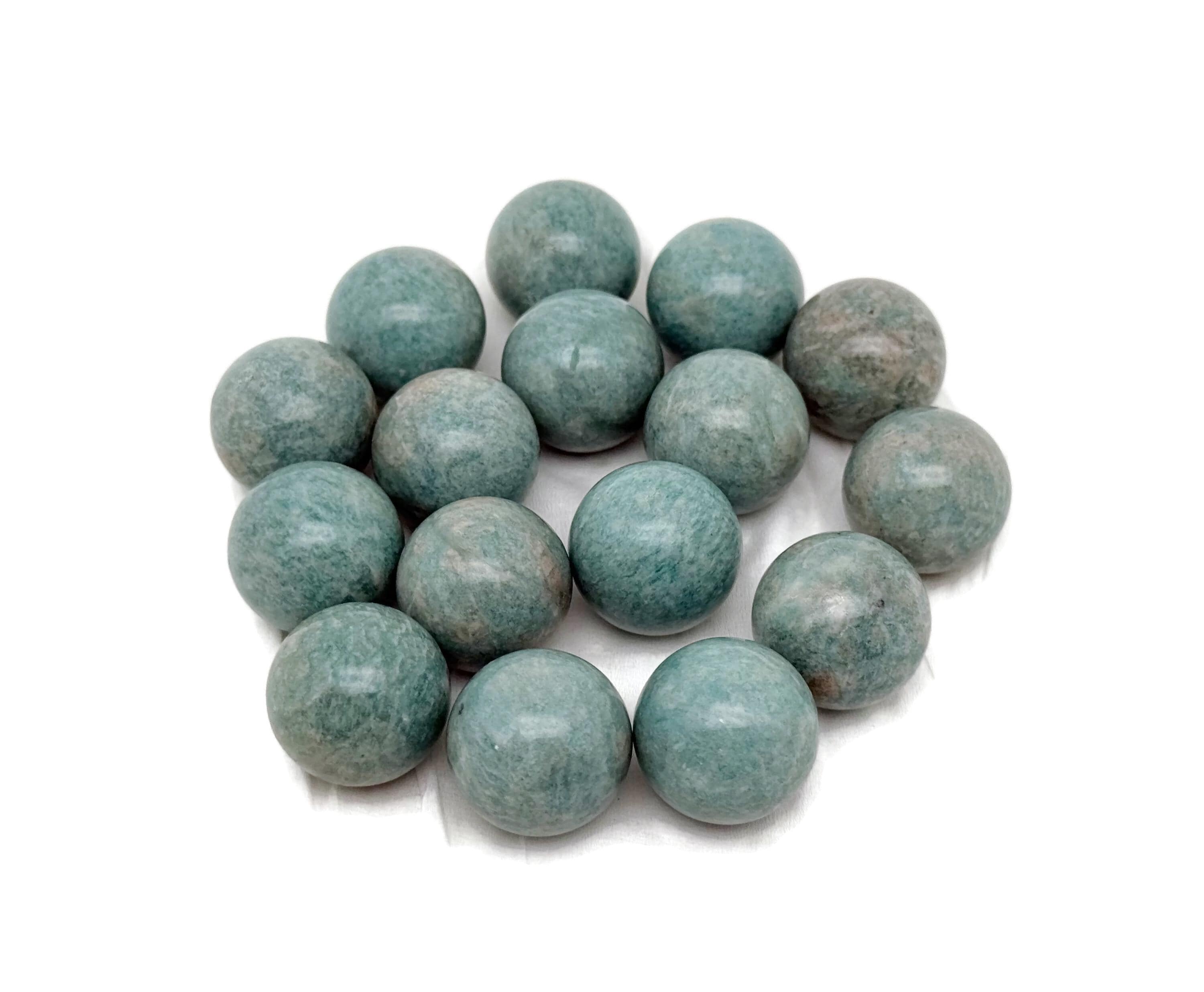 Amazonite Sphere Gemstone – Crystal Sphere - Healing Stone – Crystal Ball – Crystal Décor – 20mm - Sp1009