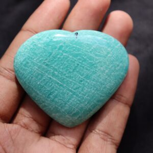 The BEST Quality Amazonite Palm stone - Blue Amazonite Polished Stone, Amazonite Crystal, Natural Amazonite Stone, healing stone.