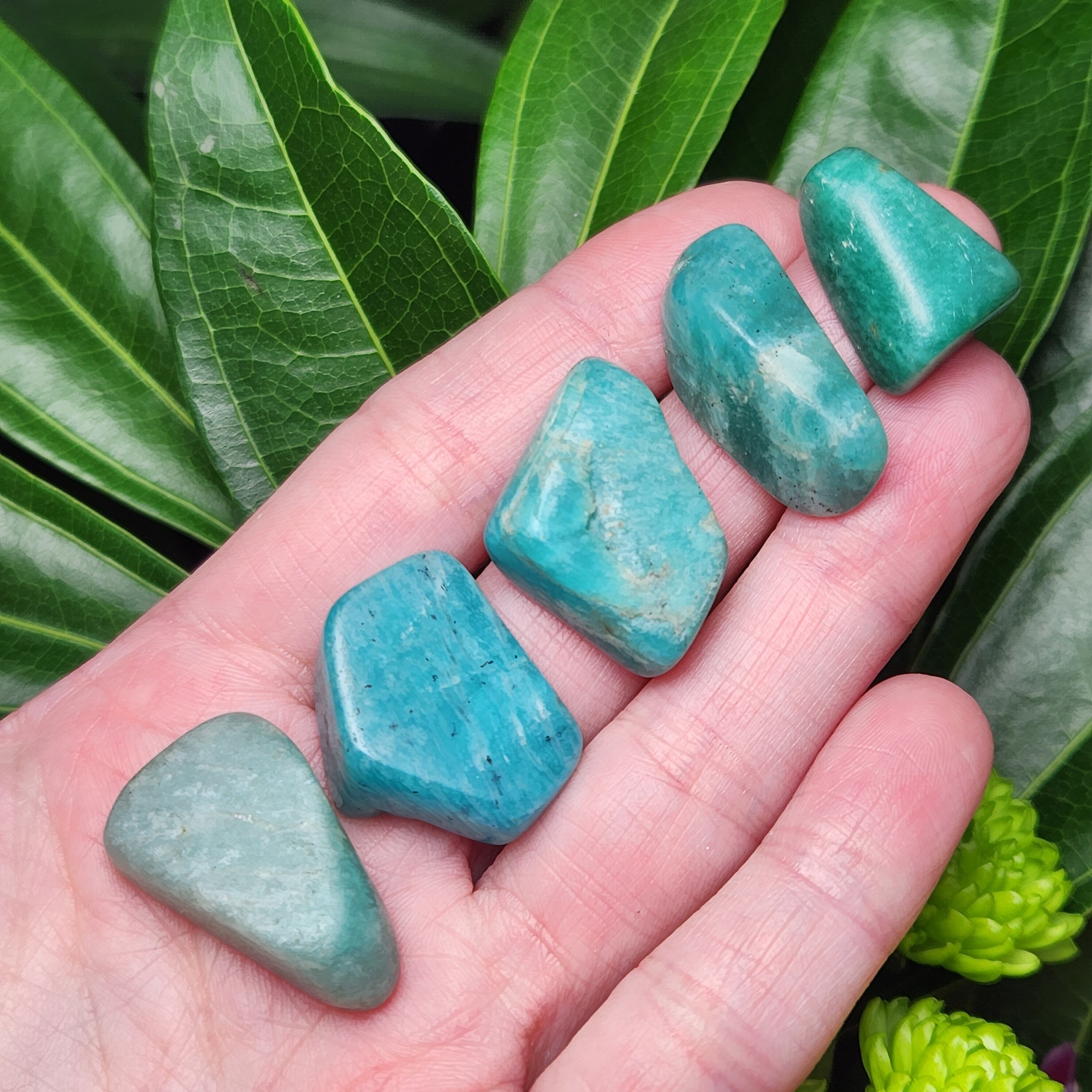 Amazonite Crystal - Polished Amazonite - Tumbled Amazonite - Natural Amazonite - Amazonite Gemstone - Authentic Amazonite - Tumbled Stone