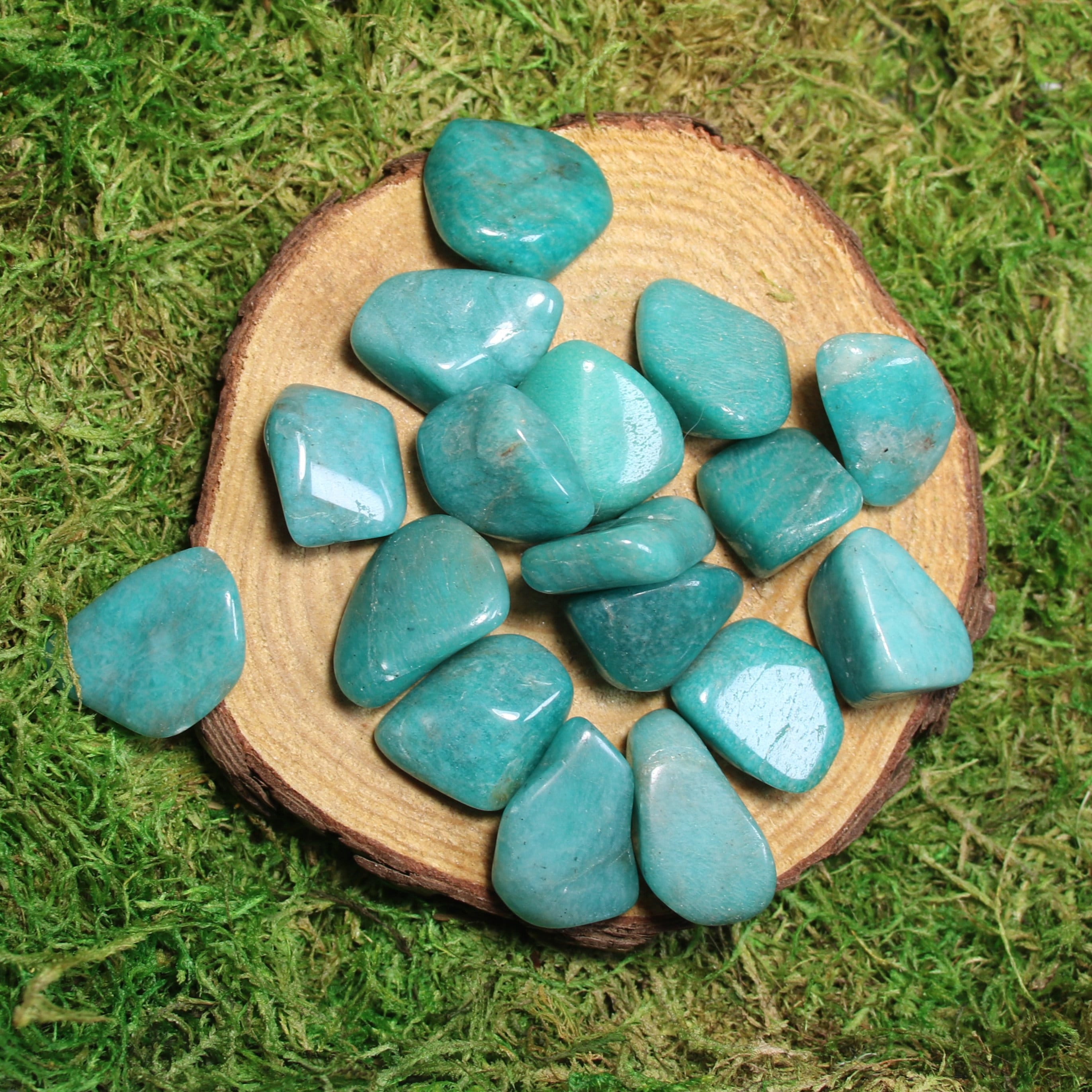 Amazonite From Zambia Tumbled And Polished
