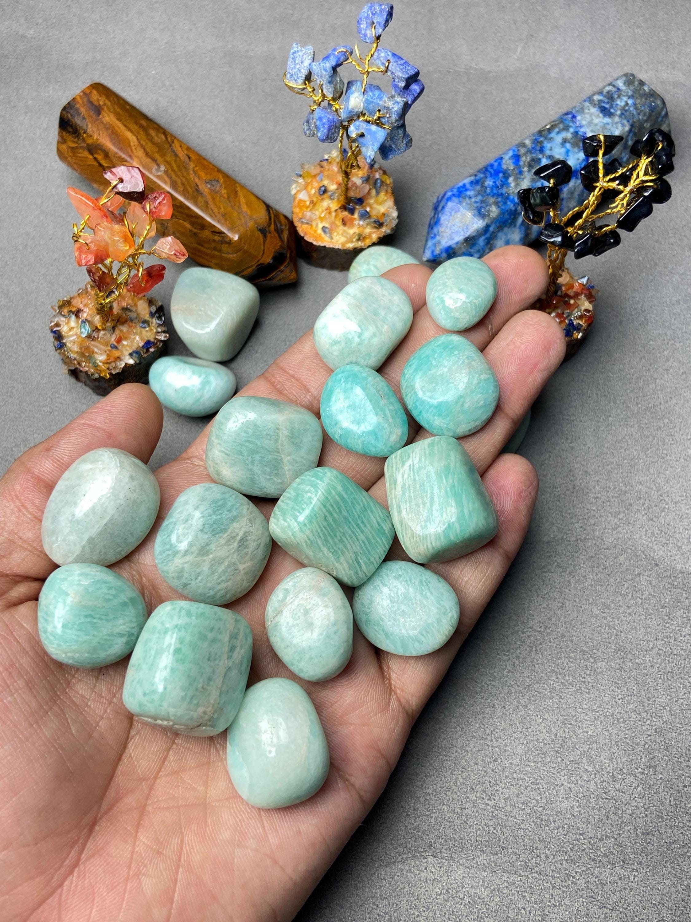 Amazonite Tumbled Gemstone, Polished Healing Crystals