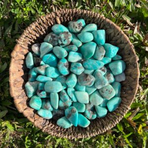 Large Amazonite Tumbled Stones: Polished Healing Crystals 45-65mm