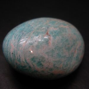 Rich Green Amazonite Tumbled Stone From Madagascar - 2.3"