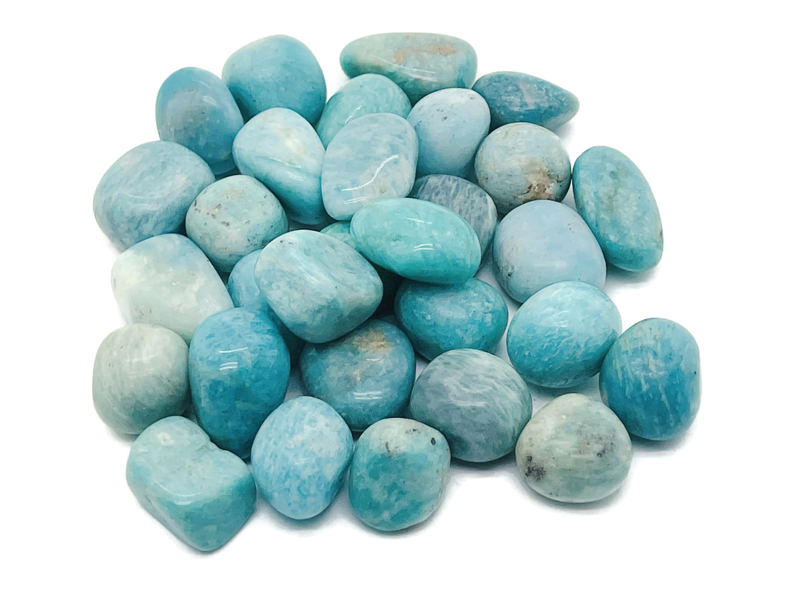 Amazonite Tumbled Stone - Green Amazonite Crystal – Small Amazonite – Tu1217