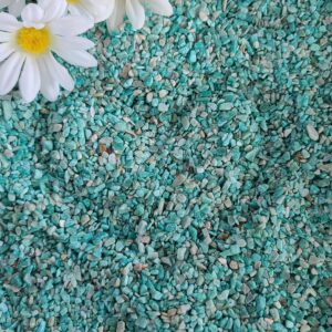 Tiny Tumbled Amazonite 1-5 Mm Crystal Chips, Bulk Lots Of Natural Gemstone Sand For Jewelry, Decor, Or Crystal Grids