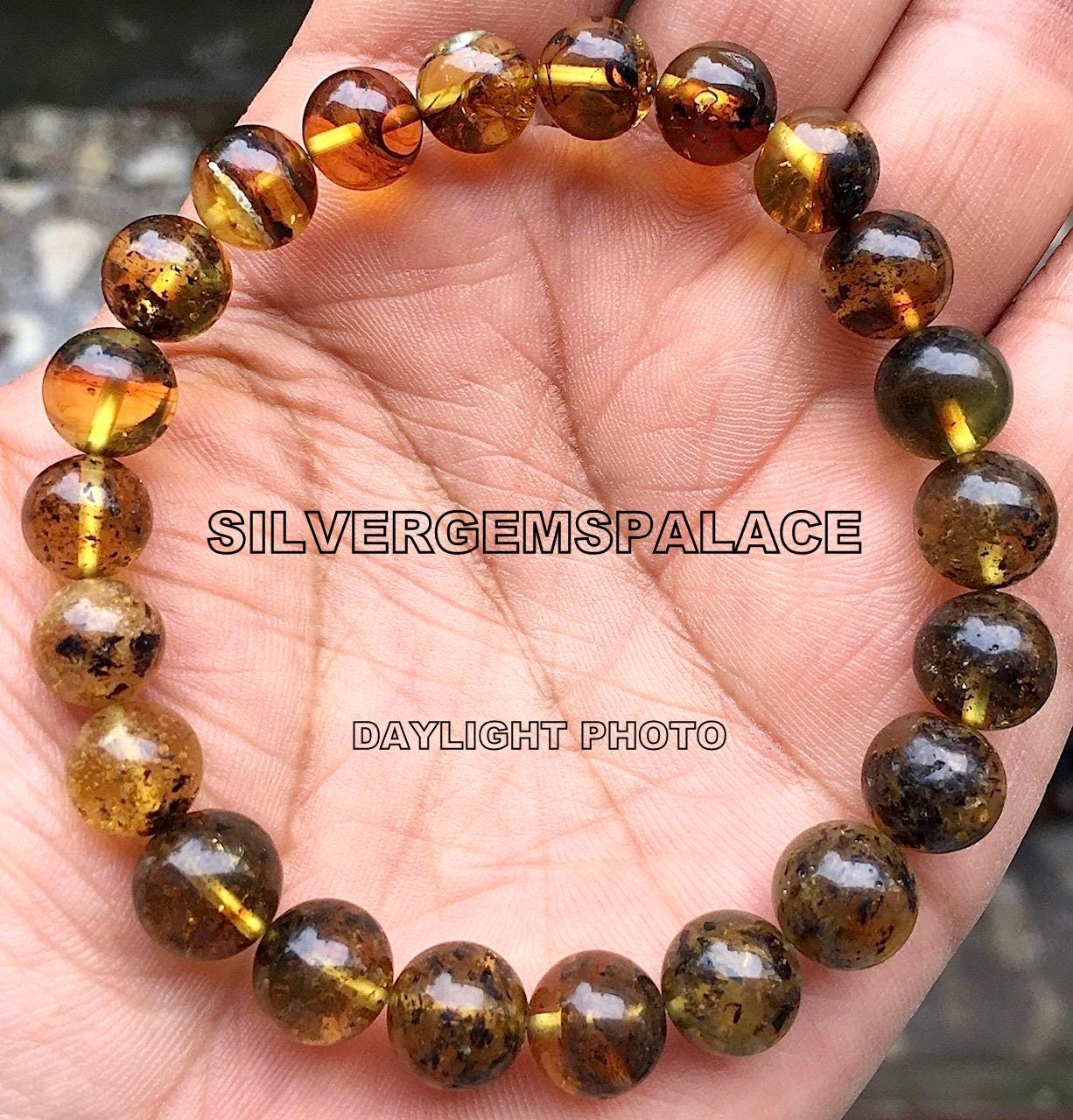 Natural Amber Smooth Round Ball Beads Real Amber Bracelet Amber Round Beads Bracelet Baltic Amber Beads 100% Natural Amber 9mm Round Beads.