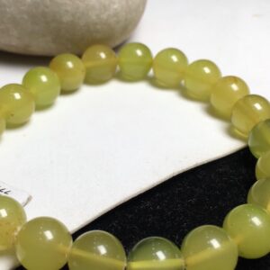 Stunning Natural Amber , 9mm Smooth Round Beaded Bracelet , 7 Inches Gemstone Adjustable Bracelet , Unisex Bracelet For Daily Use