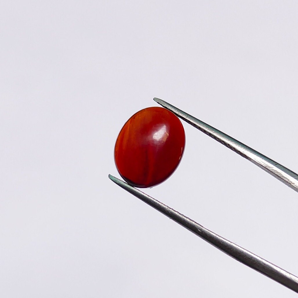 Natural Amber Stone, Oval Natural Amber Stone, Oval Cabochon Amber Stone, Natural Amber Gemstone For Jewelry