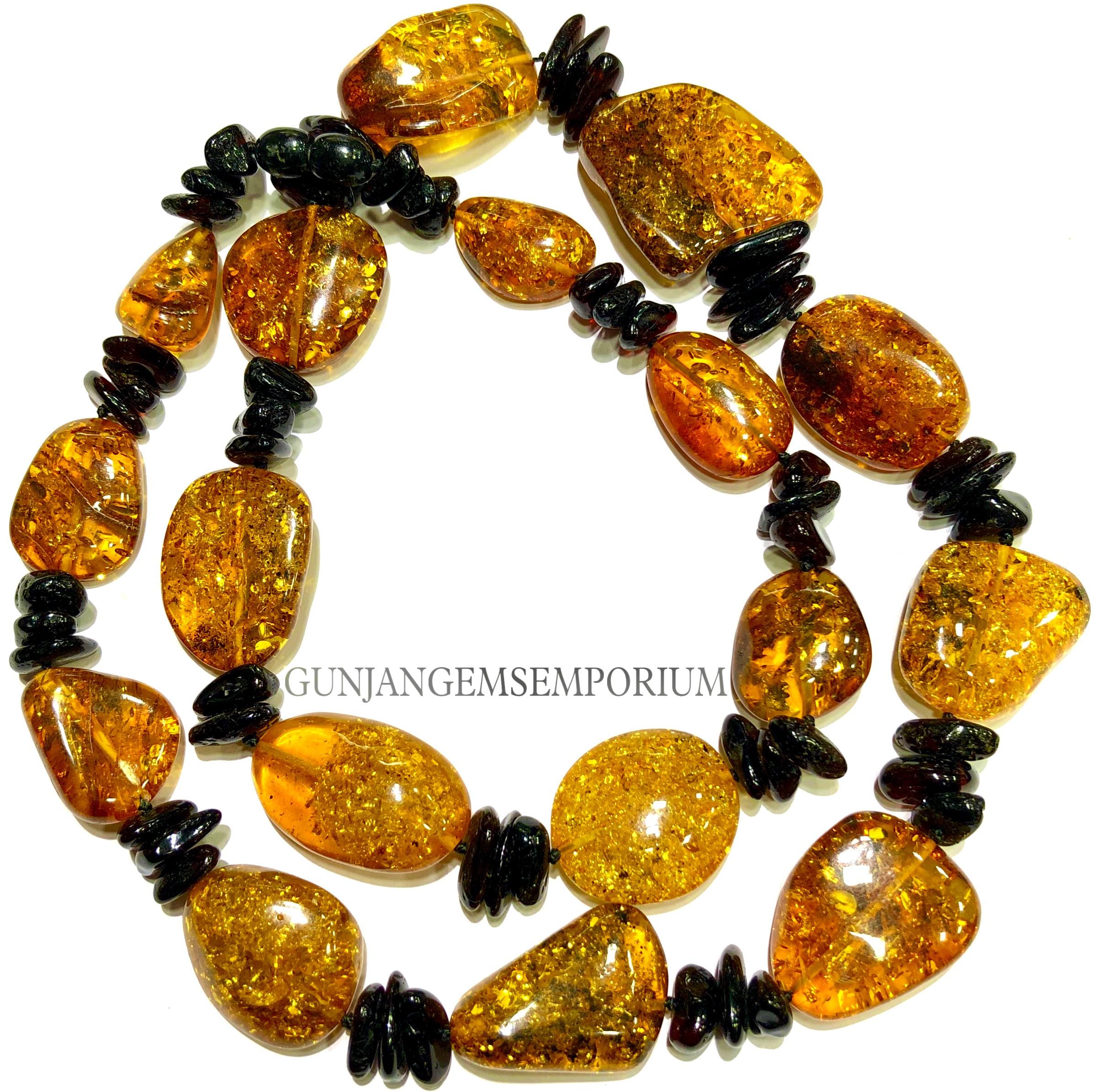 Aaa+ Breathtaking Natural Amber Jewelry Vintage Amber Necklace Fossilised Smooth Amber Nugget Baltic Amber Jewellery Rare Large Amber Pieces