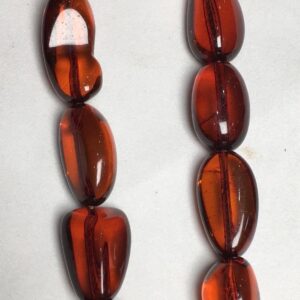 Beautiful- Natural Amber Smooth Oval/nuggets Shape Honey Brownish Color Loose Gemstone Beads Strand 16 Inch Loose Wholesale Charm Beads