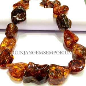So Beautiful~~natural Amber Jewelry Vintage Amber Necklace Aaaa+ Fossilised Amber Nuggets Baltic Amber Jewellery Rare Large Amber Pieces