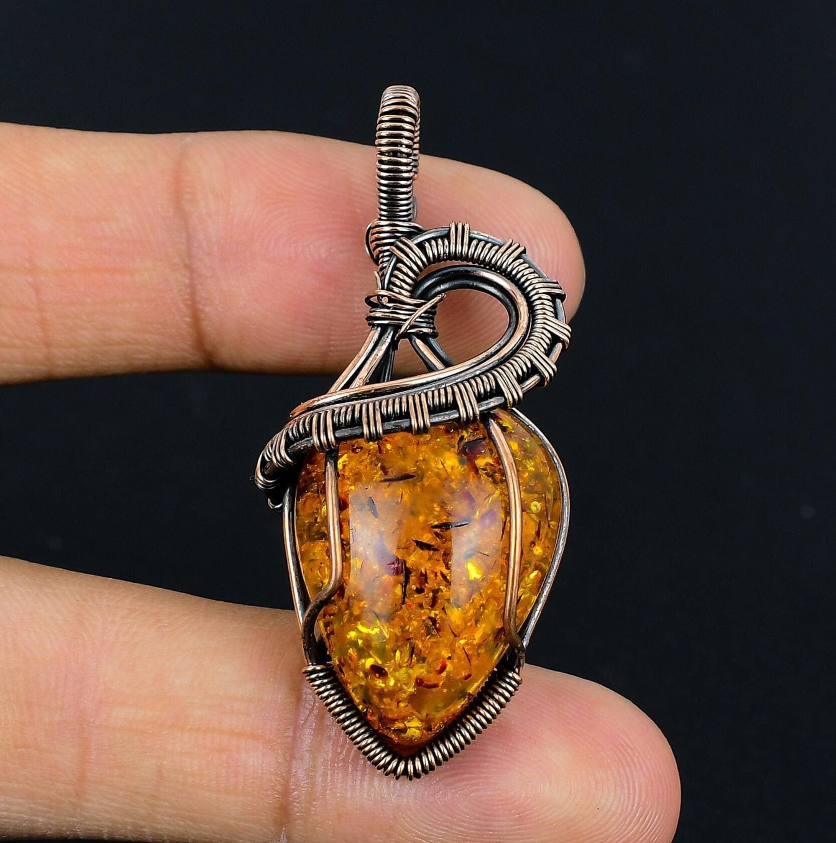 Beautiful Baltic Amber Pendant Copper Wire Wrapped Pendant Oxidized Copper Baltic Amber Gemstone Pendant Copper Pendant Gift To Her Mother Beautiful Baltic Amber Pendant Copper Wire Wrapped Pendant Oxidized Copper Baltic Amber Gemstone Pendant Copper Pendant Gift To Her Mother