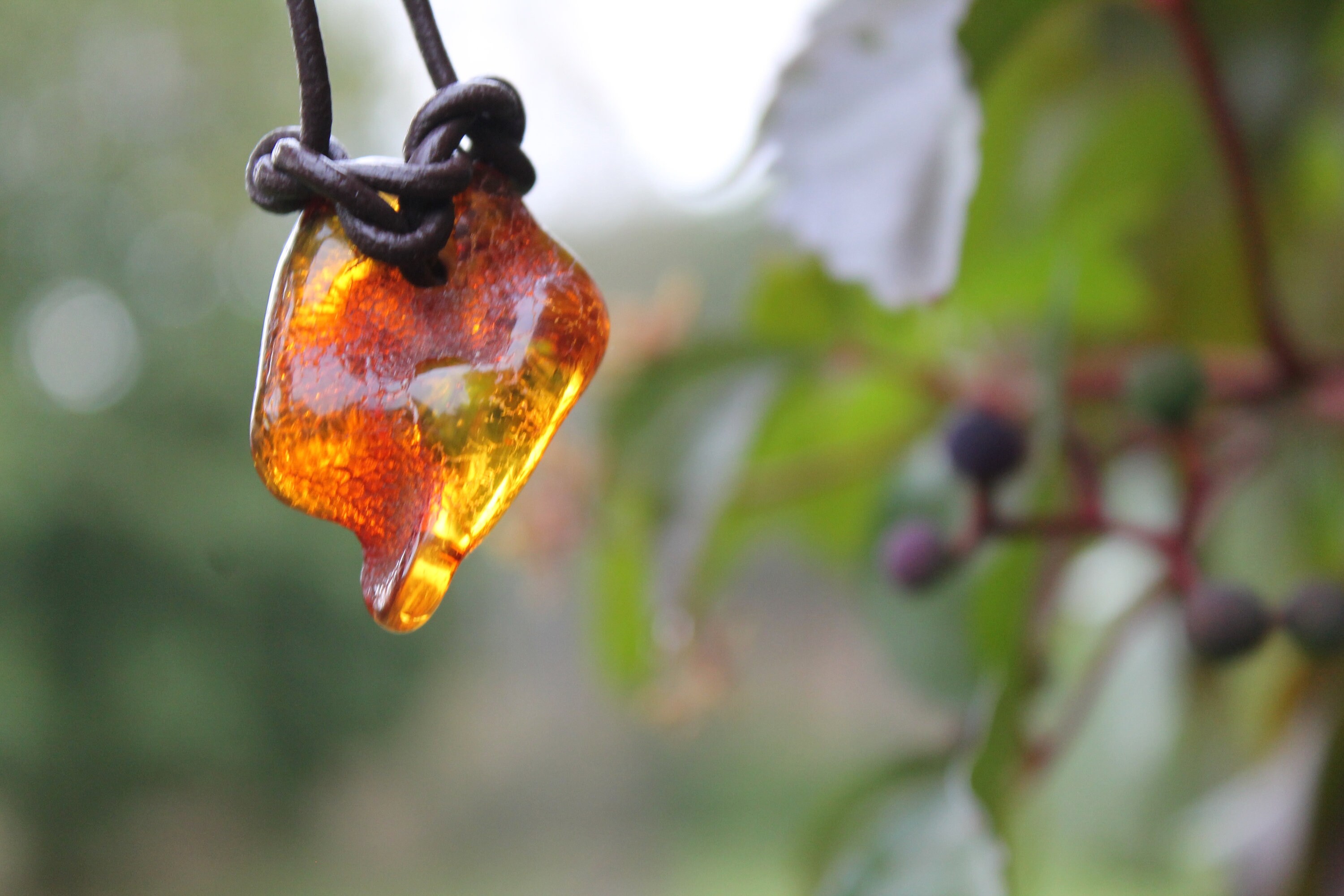Amber Man Leather Necklace Pendant Honey Charm Huge Raw Stone Fall Jewelry Cognac Natural Baltic Unisex Zen Ooak Gift Idea For Him