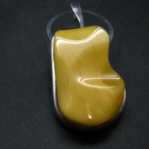 Nature’s Time Capsule!! Large Natural Butterscotch Color Baltic Amber 925 Silver Pendant - 2.5"