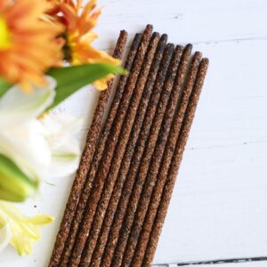 Amber Incense Sticks: 10pk, Warm Resin Aroma For Calm & Comfort