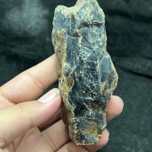 Certified Natural Red Amber Rough | Transparent Uncut Stone 98g 100x45x32mm