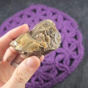 Amber Raw Crystal Uv Blue Amber Rough Stones Palm Stone Unique Uv Reactive Indonesia