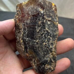 Handpicked Natural Red Amber Rough | Transparent Stone 93.4g 90x50x40mm