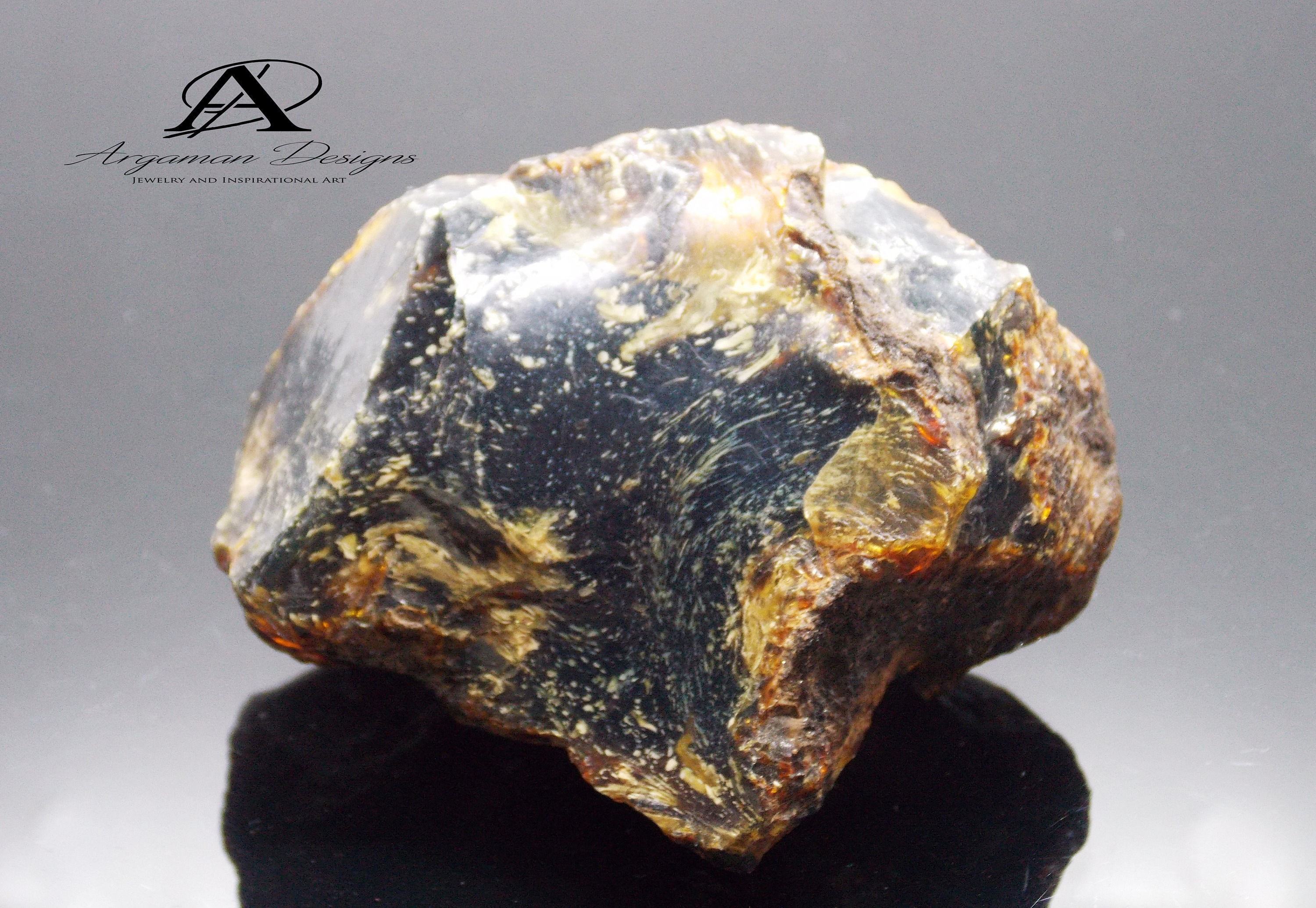 Natural Raw Baltic Amber Stone, Collectible Gem (84.50 G)