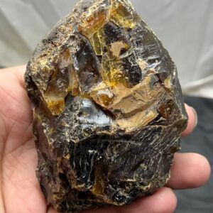Natural Red Amber Rough | Transparent Raw Stone 176g 105x80x55mm